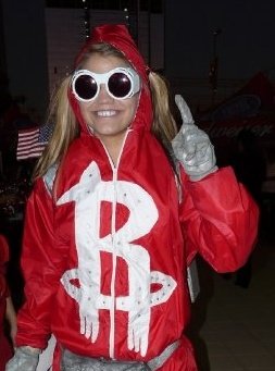 Houston Rockets Red Rowdy "Rocketgirl"