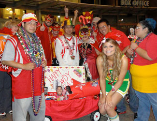 Houston Rockets Red Rowdies in New Orleans
