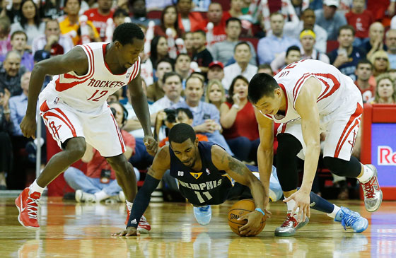 Jeremy Lin and Patrick Beverley