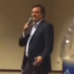 Daryl Morey at a Houston Rockets season ticket holders Q&A