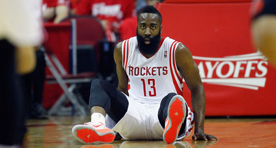 James Harden in Game 1 vs. Portland