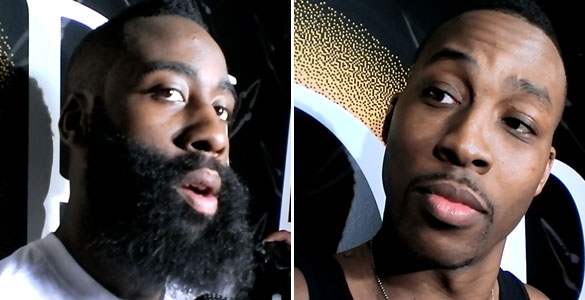 James Harden and Dwight Howard