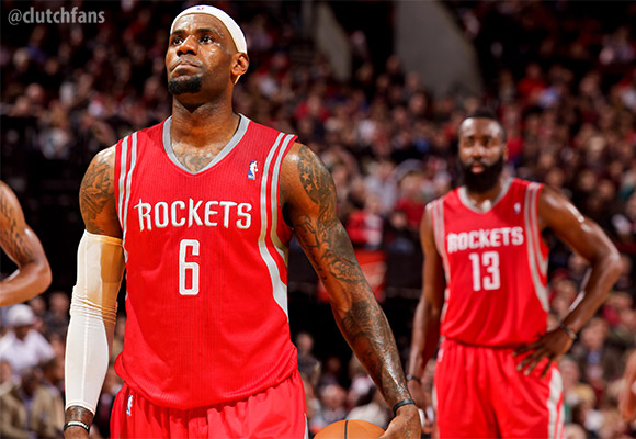 LeBron James Houston Rockets