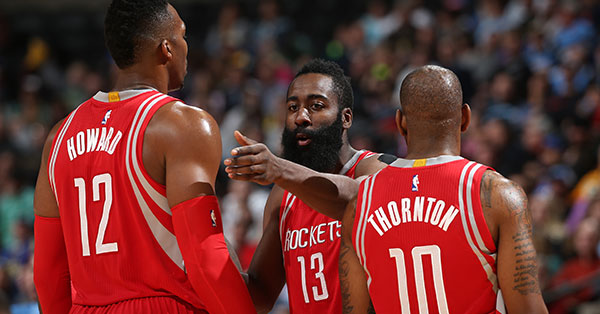 Houston Rockets James Harden Dwight Howard