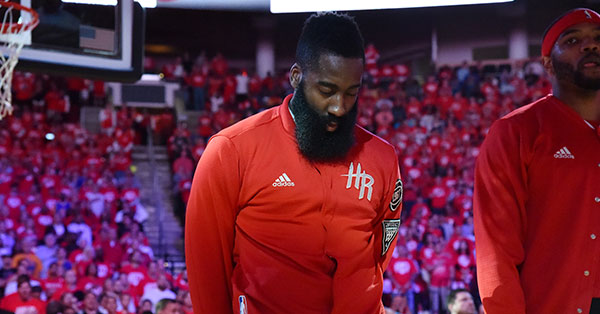 James Harden Golden State Warriors Houston Rockets playoffs