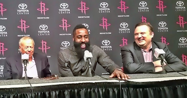 James Harden signs Rockets extension