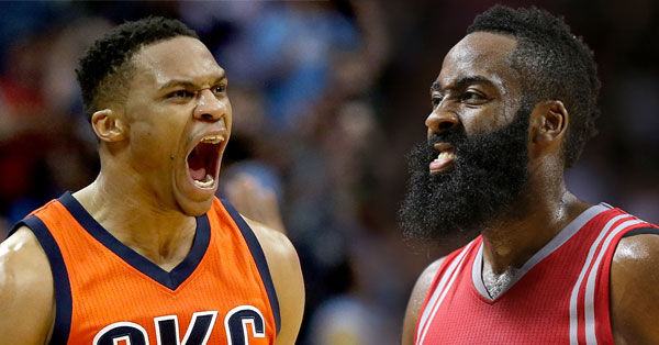 James Harden vs. Russell Westbrook 2016-17 MVP Race