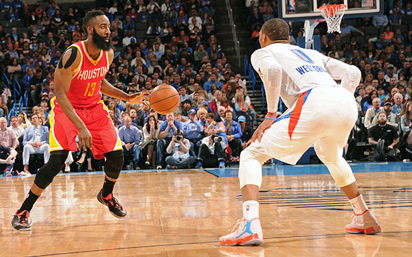 James Harden Russell Westbrook