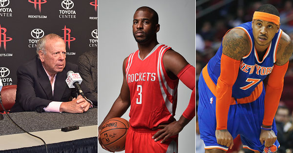 Les Alexander Chris Paul Carmelo Anthony