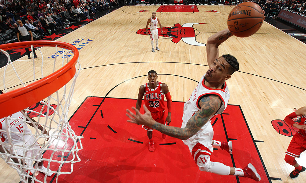 Houston Rockets Gerald Green dunk in Chicago