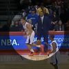 Blake Griffin bumps Mark Jackson