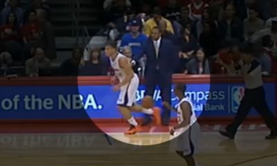 Blake Griffin bumps Mark Jackson