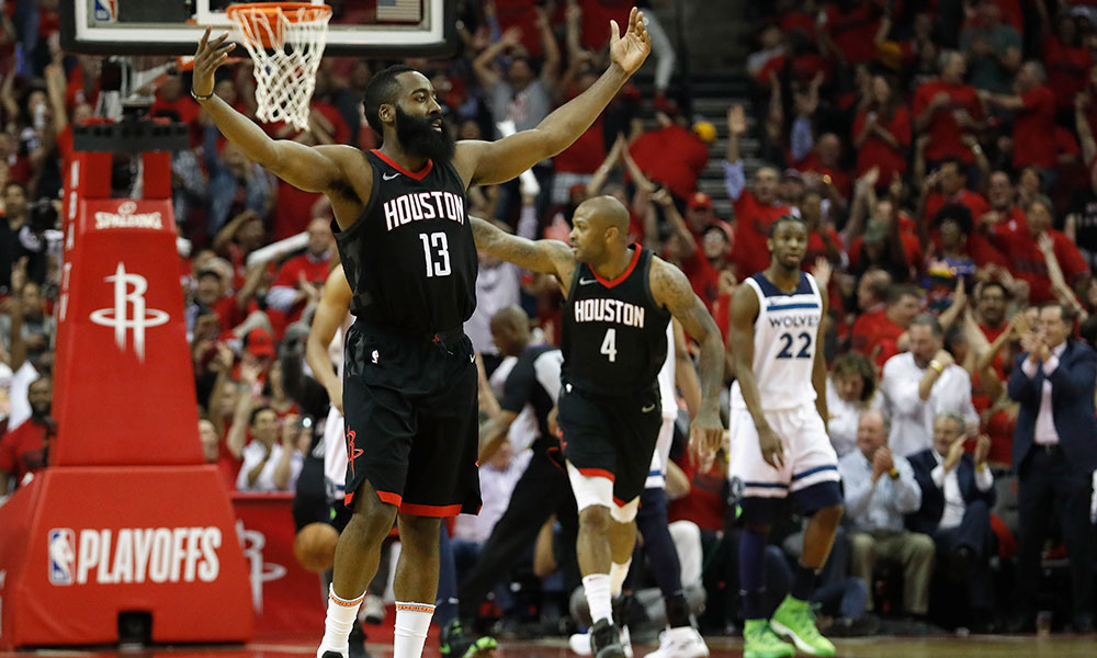 James Harden Rockets beat Timberwolves